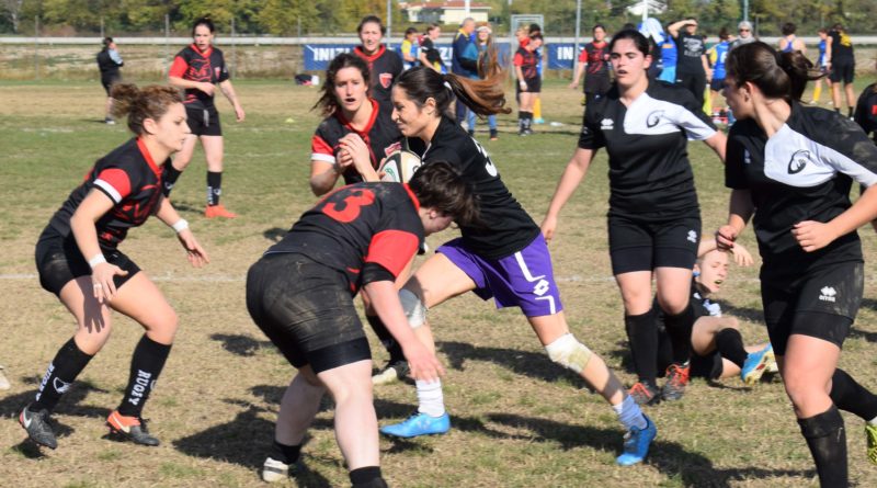 Un'azione di gioco delle Seniores Femminile nella giornata di Coppa Italia del 01.11.2017