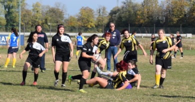 La squadra Seniores Femminile in azione il 1.11.2017 a Villorba.