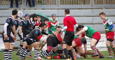 Un'azione di gioco da Roccia Rugby Rubano vs Rugby Mirano del 18.03.2018. Foto: Carly Naggi.
