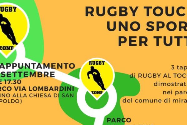 Sabato 26 settembre, dalle ore 17.30 presso il parco di via Lombardini, il Rugby al Tocco si presenta al pubblico.