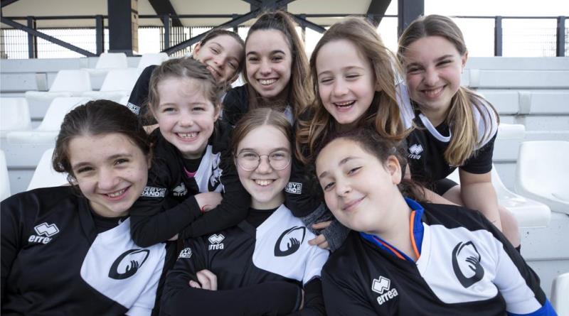 Rufby Mirano - atlete del Rugby di Base