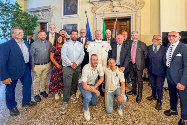 Questa mattina il Presidente della Regione Veneto ha ricevuto i Presidenti delle Società partecipanti al progetto ABI Rugby 2024/2025.